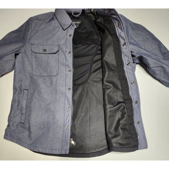 Harley-Davidson Men's Operative Riding Shirt Jacket - Peacoat - Picture 9 of 12